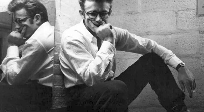 James Dean in a White Shirt